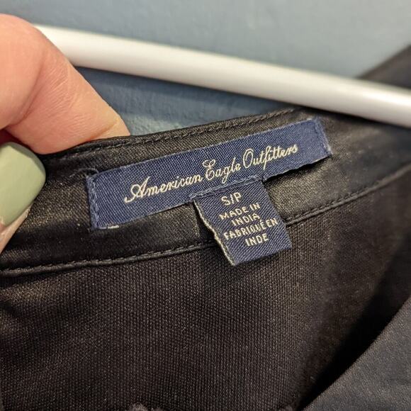 American Eagle Outfitters Black Mini Cocktail Dress Size Small - Picture 6 of 12